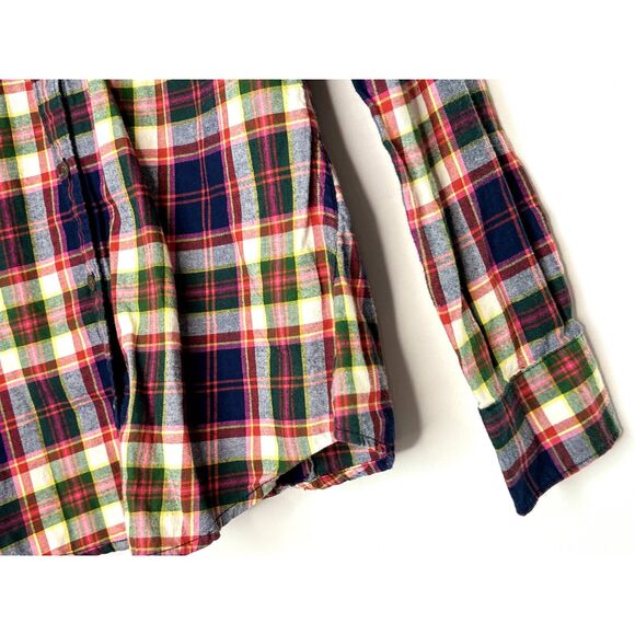 Eddie Bauer Women's Classic Plaid Shirt Size Small 100% Cotton G92 - Picture 9 of 13